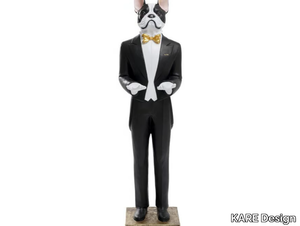 DECO FIGURINE BUTLER DOG ALFRED - Polyresin sculpture _ KARE Design