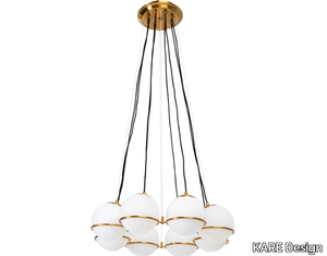 GLOBES GOLD - LED glass pendant lamp _ KARE Design