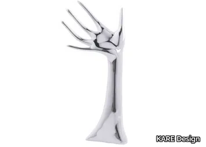 HAND SERVUS SHINY CHROME - Polyresin decorative object _ KARE Design