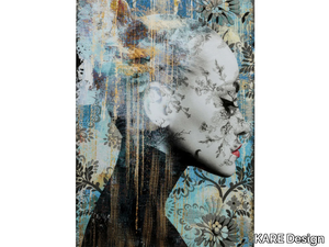 LADY FLOWER - Glass Painting _ KARE Design