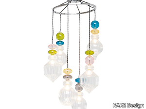 ROMANTIC MULTI - Glass pendant lamp _ KARE Design