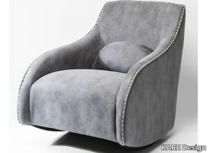 SWING RITMO VINTAGE - Rocking polyester armchair with armrests _ KARE Design
