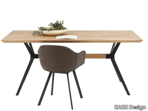 DOWNTOWN - Oak dining table _ KARE Design