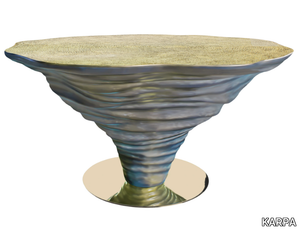 KENYA K1380a - Round brass table _ KARPA