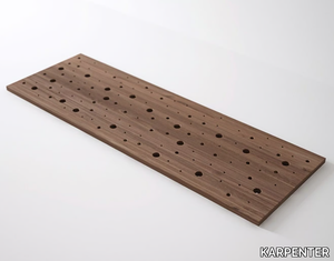 BUBBLE BATH - Rectangular wooden bath mat _ KARPENTER