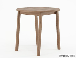 CIRCA17 - Round solid wood dining table _ KARPENTER