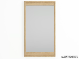 CIRCA17 - Contemporary style wall-mounted rectangular wooden mirror _ KARPENTER