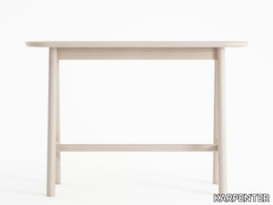 CURBUS - Rectangular solid wood console table _ KARPENTER