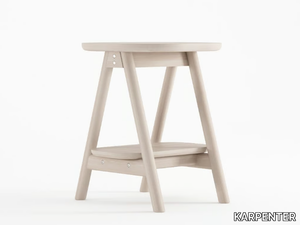 CURBUS - Square solid wood side table _ KARPENTER