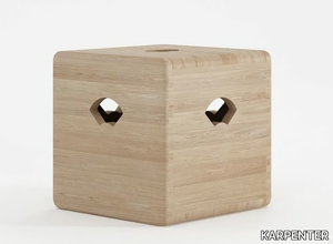 EAST - Solid wood stool box _ KARPENTER