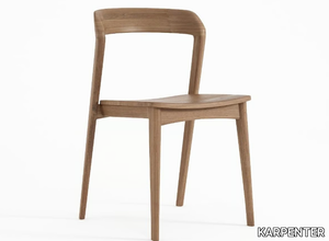 GRASSHOPPER - Solid wood restaurant chair _ KARPENTER