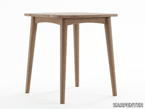 GRASSHOPPER - Square solid wood dining table _ KARPENTER