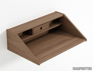 HANG - Wall mounted solid wood secretary desk _ KARPENTER