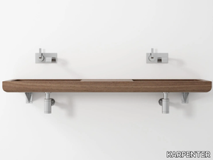 NINA - Wall-mounted double washbasin _ KARPENTER