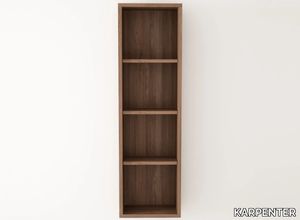 PARKER - Open wooden wall cabinet with shelving _ KARPENTER