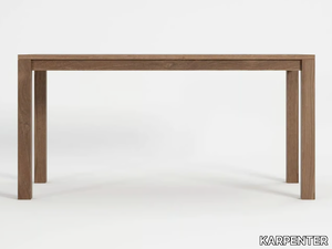 SOLID - Rectangular wooden dining table _ KARPENTER