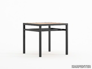 PLANKE 40 - Low square coffee table _ KARPENTER