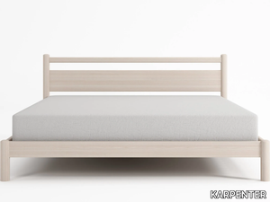 TAKU 2 - Solid wood queen size bed _ KARPENTER