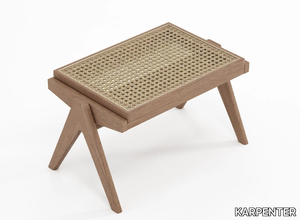 TRIBUTE - Rattan footstool _ KARPENTER