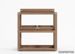 UP & DOWN HORIZONTAL I - Open wooden shelving unit _ KARPENTER