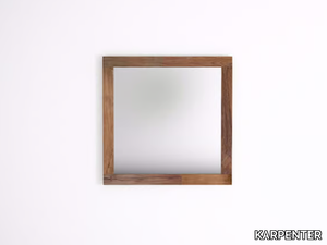 ORGANIK OR32-TMH - Square wall-mounted framed mirror _ KARPENTER