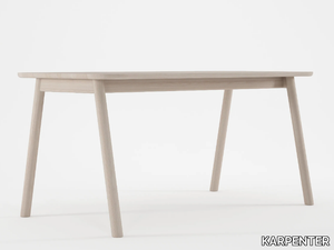 CURBUS - Rectangular solid wood dining table _ KARPENTER