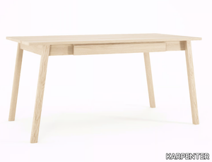 CIRCA17 - Rectangular wooden table with drawers _ KARPENTER