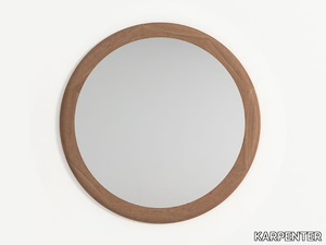 DÆK - Contemporary style round wall-mounted bathroom mirror _ KARPENTER