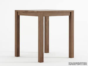 SOLID - Square solid wood dining table _ KARPENTER