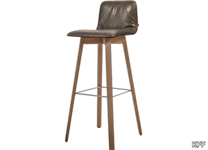 MAVERICK CASUAL - Upholstered barstool with back _ KFF