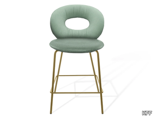 ALICE - Upholstered stool with back _ KFF