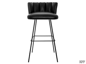 GAIA - Upholstered barstool with footrest _ KFF