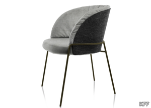 LUNAR PURE - Upholstered chair with armrests _ KFF