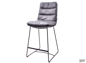 ARVA - Sled base kitchen stool with footrest _ KFF