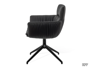 FAYE CASUAL - Side chair with armrests and 4-leg-star-frame SL _ KFF