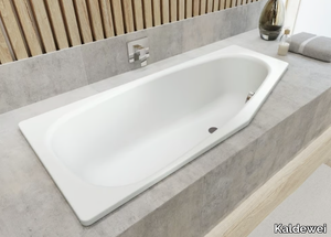 MINI LEFT - Built-in enamelled steel bathtub _ Kaldewei