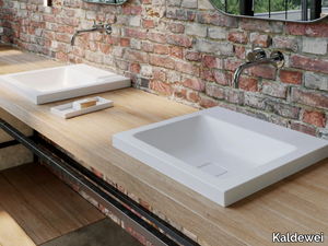 CONO - Countertop enamelled steel washbasin _ Kaldewei