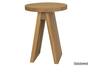 EK01 - Solid oak wood bathroom stool _ Kaldewei