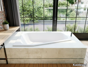 PLAZA DUO LEFT - Built-in corner steel bathtub _ Kaldewei