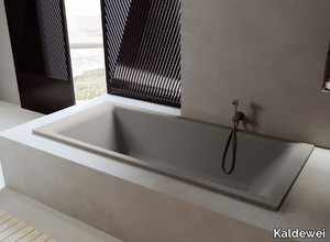 PURO DUO - Rectangular built-in enamelled steel bathtub _ Kaldewei