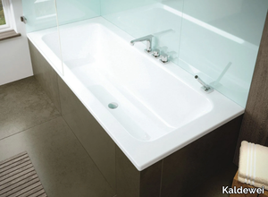 PURO SET WIDE - Rectangular enamelled steel bathtub _ Kaldewei