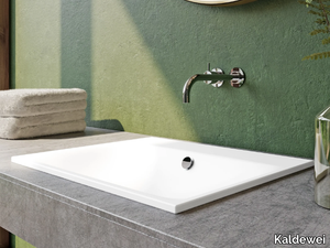 SILENIO - Countertop enamelled steel washbasin _ Kaldewei