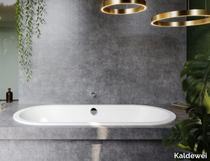 VAIO DUO OVAL - Oval built-in enamelled steel bathtub _ Kaldewei