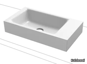 PURO - Countertop enamelled steel handrinse basin _ Kaldewei