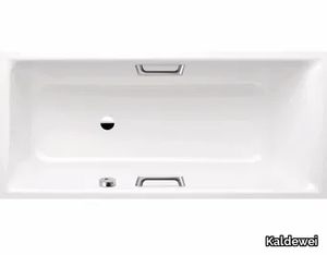 PURO STAR SIDE OVERFLOW - Rectangular built-in enamelled steel bathtub _ Kaldewei