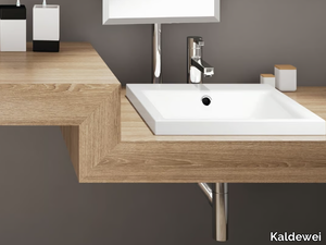 PURO - Countertop enamelled steel washbasin _ Kaldewei