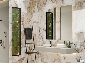 PATAGONIA - Porcelain stoneware wall/floor tiles with marble effect _ Kale