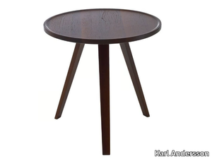 MILL - Round solid wood side table _ Karl Andersson