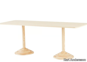 PIVÅ PV1 - H90cm - Rectangular wooden high table _ Karl Andersson