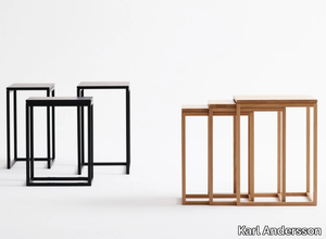 TRIO - Stackable square coffee table _ Karl Andersson